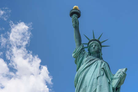 One of the USA symbols:  Statue of Liberty in New York Cityの写真素材