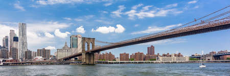 View over Lower Manhattan and the Brooklyn Bridge, from Brooklyn