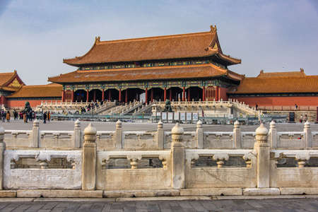 The Forbidden City, great palace complex in Beijing, home of the chinese emperorsのeditorial素材