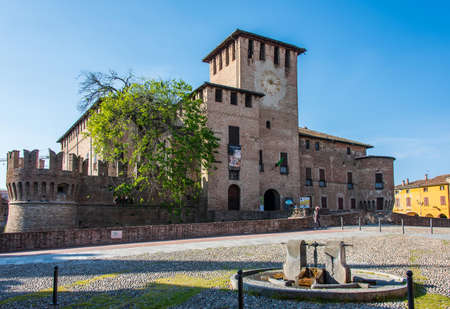 Sanvitale Castle is a fortress situated in the old town of Fontanellatoのeditorial素材