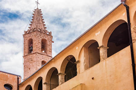 belfry in Alghero, ancient village of Sardinia
