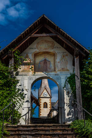 Church in Maria Worth on Worthersee in Carinthiaの写真素材
