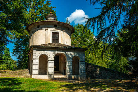 Two chapels in the Sacred Mountain of Ortaの写真素材
