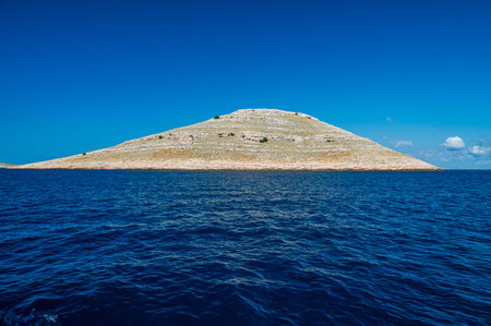 The Kornati Archipelago located in the northern part of Dalmatia, south from Zadar and west from Å ibenik.の写真素材