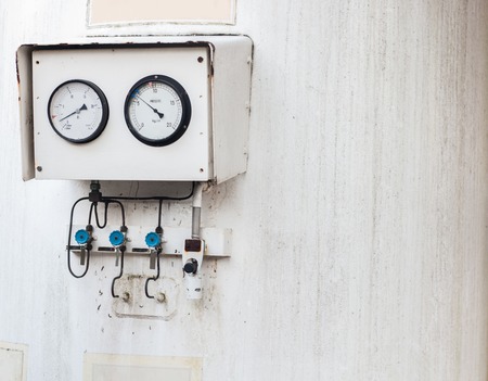 manometer is tools checking gasの写真素材