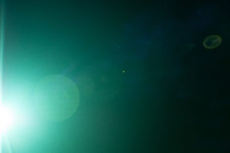 lens flare and bokeh light effect