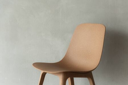 furniture chair minimal design in bare cement roomの写真素材