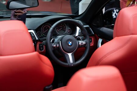 Thailand - April, 2019 : BMW on display at Thailand International Motor Show