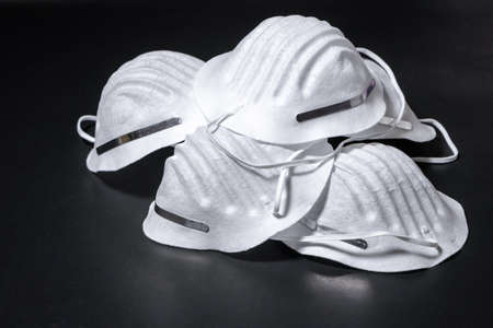 standard masks with black background