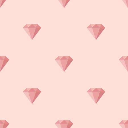 Seamless pattern with rubyのイラスト素材