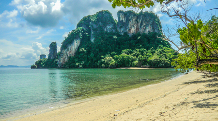 Phak Bia Island, Koh Phak Bia, Krabi, Thailandの写真素材