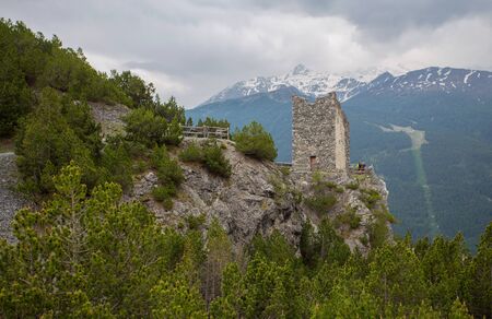 Fraele Towers (Torri di Fraele), Valdidentro, North Valtellina, Lombardy, Italyの写真素材
