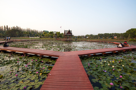 SAKON NAKHON, THAILAND, FEBRUARY 13, 2017 -  DuBois Memorial Park , Sakon Nakhon Province, Thailand, Asiaのeditorial素材