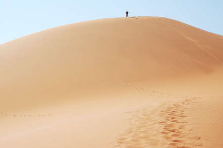 Dune in the Namib Desert, Sossusvlei, Namibiaの写真素材