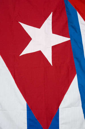 Two Cuba Flags Detail - Patriotic Backgroundの写真素材