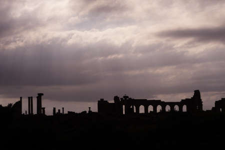 Volubilis - Roman ruins near Fez and Meknes - Best of Moroccoの写真素材