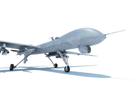 Military Drone on the ground