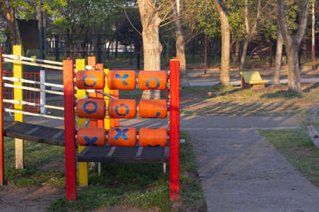Playground without kids during coronavirus.