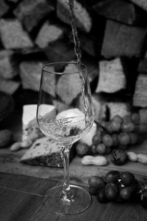 tasty wine dinnerの写真素材