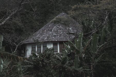 Wae Rebo, a native villageの写真素材