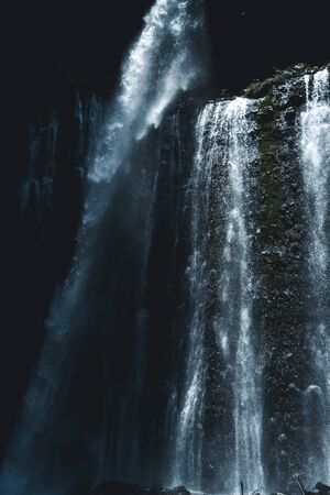 Tiu Kelep waterfall in the north of Lombokの写真素材