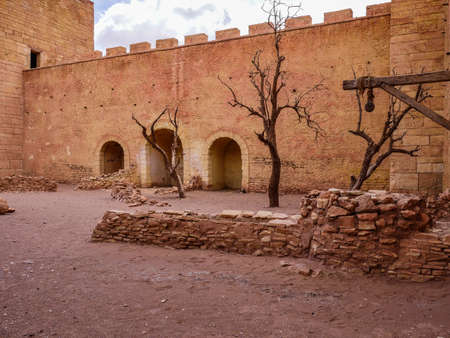 Morocco warzazate Movie Castle Film set Game of Thronesのeditorial素材