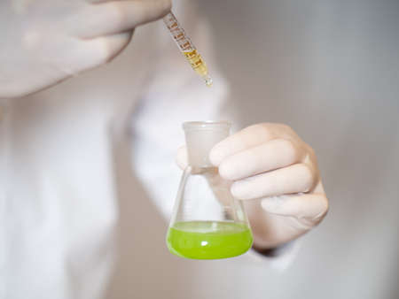 Covid-19 medicine diagnostic hospital laboratory testing doctor vaccination corona virusの写真素材