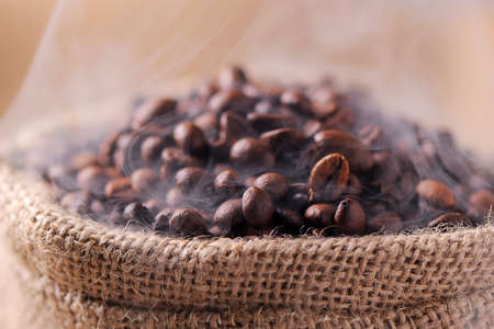 Coffee beans sackの写真素材