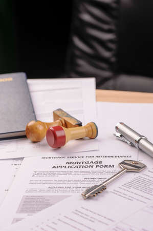 mortgage application formの写真素材
