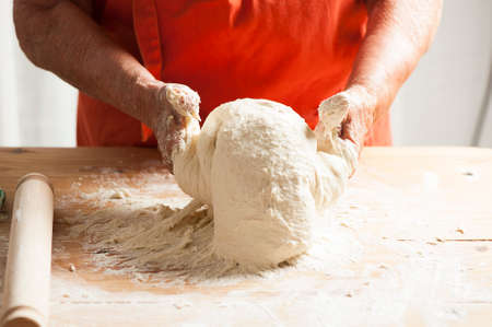 Dough for breadの写真素材