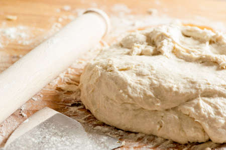Dough for breadの写真素材