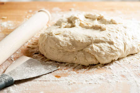 Dough for breadの写真素材