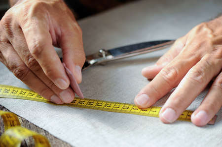 Tailor at workの写真素材