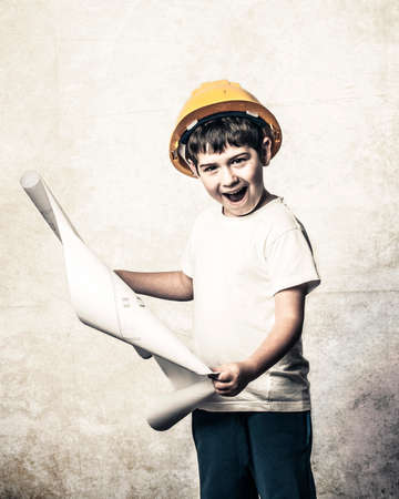 Little Boy Architectの写真素材