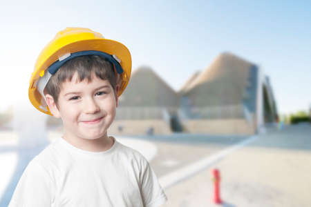 Little Boy Architectの写真素材