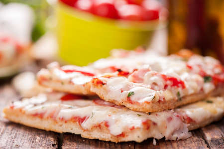 Flatbread Pizzaの写真素材