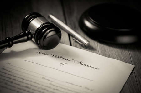 Last will Teastamentの写真素材