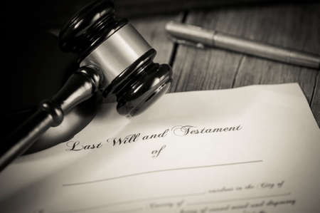 Last will Teastamentの写真素材