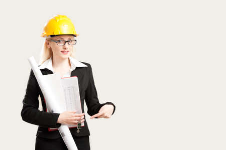 Portrait of a confident female architectの写真素材