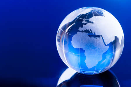 glass globeの写真素材