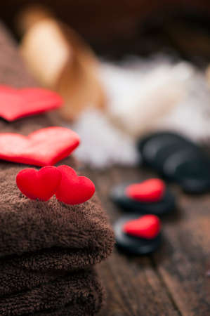 Valentine day. Wellness decorationの写真素材