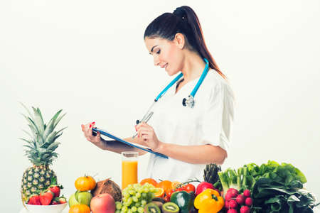 Nutritionist doctor womanの写真素材
