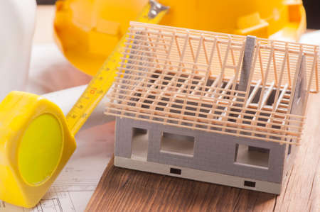 house under constructionの写真素材