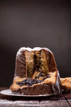 Pandoro italian chirstmas cakeの写真素材
