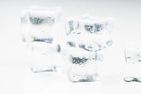 Ice cube isolated on white background  isolated