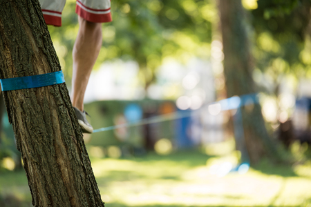 Man who came up on Slackline