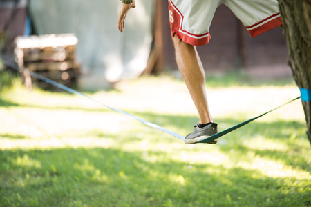 Man who came up on Slackline