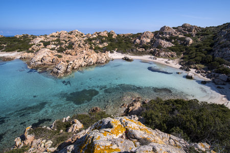 Cala Napoletan, Caprera island, Sardiniaの写真素材