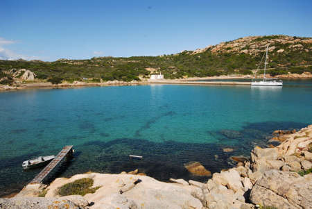 Archipelago of La Maddalena National Park. Seascape, Spalmatore localityの写真素材