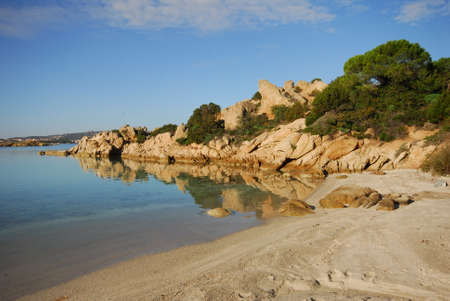 Archipelago of La Maddalena National Park. Caprera, Cala Serenaの写真素材